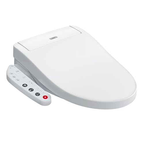 R&T V2601 Electric Bidet Seat, Elongated Smart Toilet Seat with Warm Water, Adjustable Heated Seat, Air Dryer, Night Light, Bidet Attachment for Toilet - color: V2601