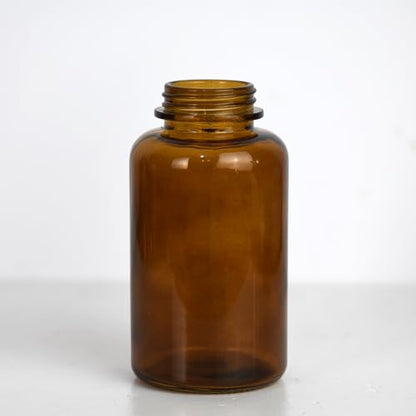 15 oz Amber Glass Foam soap Dispenser with Black Rust-Proof Foam Pump, refillable Thick Glass Foam soap Dispenser for Kitchen and Bathroom (1, 15 oz) - size: 15 oz