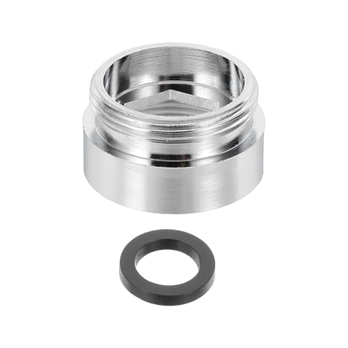 uxcell Faucet Aerator Adapter, M22 Female to M22 Male with Washer, 13mm Length - size: M22 Female to M22 Male, 13mm Length