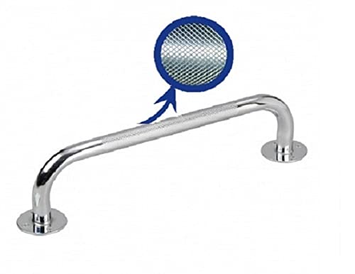 Grab Bar, Knurled Chrome By Healthline Trading (24") - size: 24"