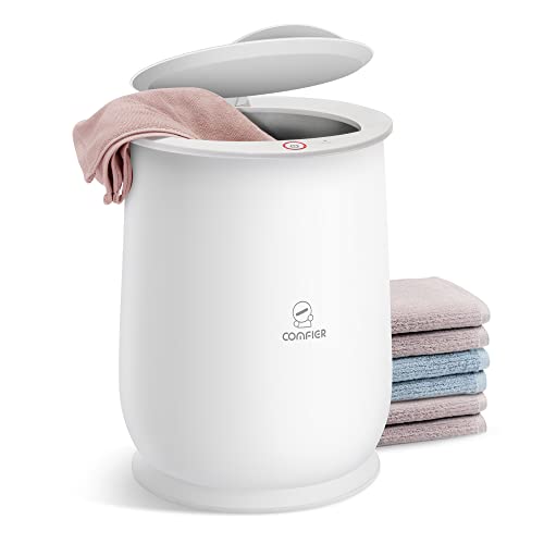 COMFIER Hot Towel Warmers for Bathroom, Gifts for Dad,Mom,Him,Her, Large Towel Warmer, Hot Towels in 10 Minutes, Auto Shut Off, Fits up to 2 Oversize Towels, Bathrobes, Blanket - color: White