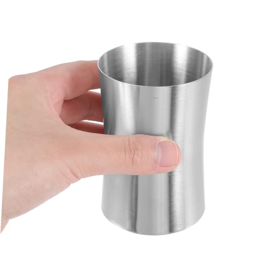 Hemobllo Travel Toothbrush Cup Modern Stainless Steel Bathroom Mug Multi Functional Design for Rinsing Compact and Lightweight for Home Travel Use