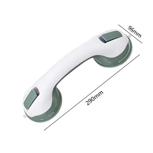 Handrail Bathroom Bathroom Grip Handle Show Tub Suction Cups Grab Bar Handle Support Strong Mount Grab Bar Support 2pcs 12'' Inch