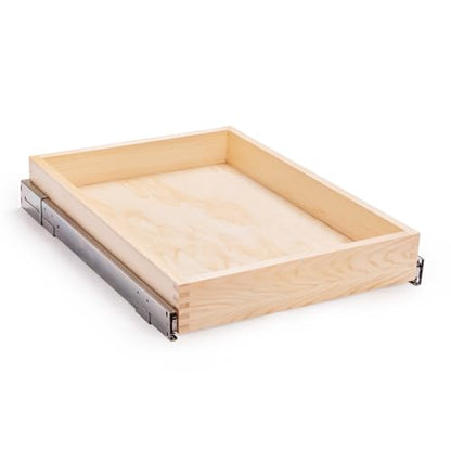20”W x 21”D x 3”H Soft Close Slide Out Wood Drawer Organizer for Kitchen, (Cabinet Width>20.5 inches for Bottom Assembly, Width= 20 inches for Side Assembly) - size: 20”W x 21”D