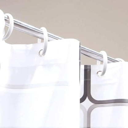 Kutesna 24PCS Shower Curtain Hooks,White Shower Curtain Rings | Plastic Shower Hooks,Easy to Snap Closure,Rust Proof Anti-Drop Shower Rings,Smooth Sliding Curtain Hooks for Shower Curtains - color: White