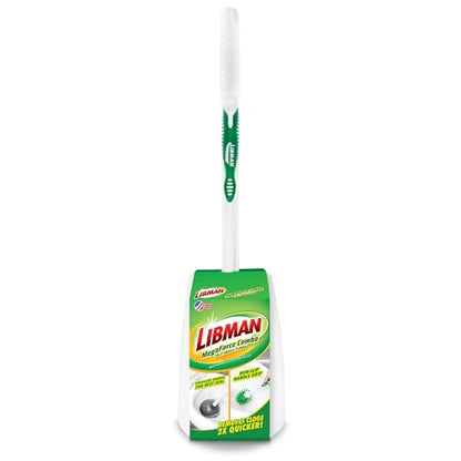 Libman Megaforce Toilet Plunger and Brush Combo – Heavy-Duty Caddy with Hidden Plunger & Ventilated Brush Storage – All-in-One Bathroom Cleaning Set – Compact & Hygienic Design