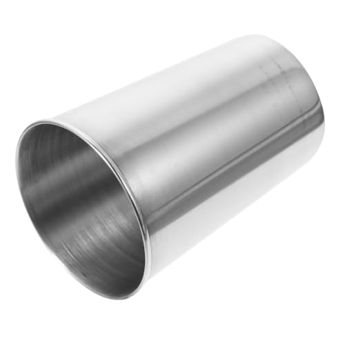 ULTECHNOVO Stainless Steel Water Tumbler Cup Multi Use Beverage Toothbrush Holder Silver Bathroom Cup for Juice Soda Washroom Easy to Clean - size: 8.50X6.00X6.00CM