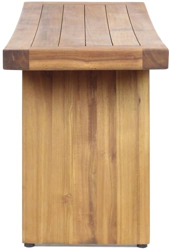 The Original 30" Asia Teak Shower Bench | Durable, Water-Resistant Teak, Shower Chair & Shaving Foot Rest, Indoor/Outdoor Use