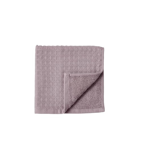 UCHINO Waffle Twist Cotton Washcloth Absorbent Quick Dry 13 x 13 1Pc Purple - color: Orchid, size: Wash Cloth