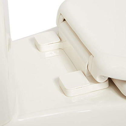 Signature Hardware 447334 Elongated Closed-Front Toilet Seat And Lid with Soft Close and Quick Release