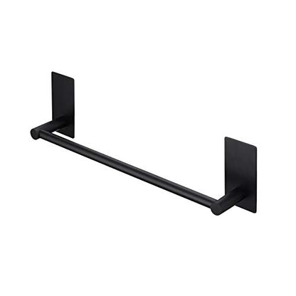 KES 12-Inch Towel Bar for Bathrooms, Adhesive Hand Towel Holder, Wall Mounted No Drill SUS 304 Stainless Steel Matte Black, A7000S30-BK - color: Matte Black, size: 12 Inch