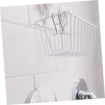 WOONEKY Stainless Steel Shower Hook Door Towel Hanger for Bathrobes Loofahs and Clothes Heavy Duty Glass Door Organizer No Installation Required - size: 12X5X4.8CM
