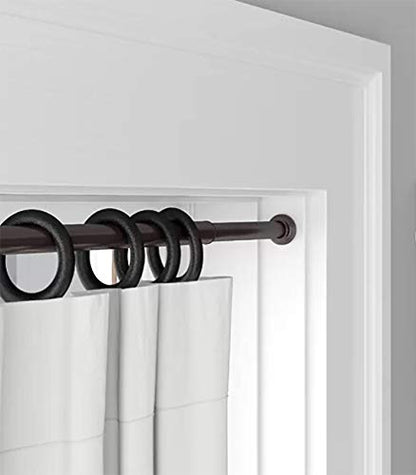 Urbanest 1" No Drilling Shower Closet Window Metal Premium Adjustable Tension Rod, Heavy Duty, 42-inch to 72-inch, Copper - color: Copper, size: 42"-72"