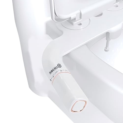 Bidet Attachment for Toilet with Self Cleaning, Adjustable Cold Water Pressure for Front and Rear Wash, Premium Bidet Toilet Seat, Elegant Design, Easy Installation - anees Bidet