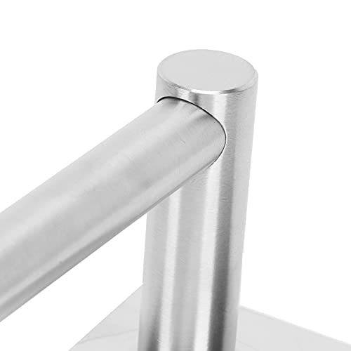 Adhesive Towel Bar | No Drill Stainless Steel Towel Rack for Bathroom/Kitchen/Home | 304 Stainless Steel, Dampness - Deterrent & Tarnish - Proof