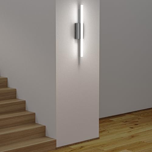 36Inch LED Bathroom Vanity Light Bar 5700K Dimmable Led Bathroom Light Over Mirror Modern Bath Wall Light Cool White ETL Certified 34W 2Pack - color: 2 Pack - Black 5700k Daylight, size: 36 Inch