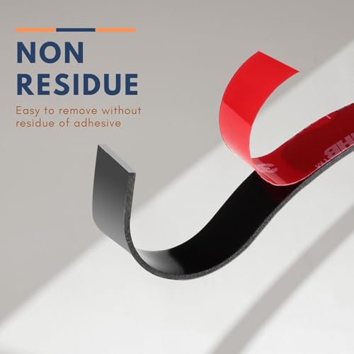 3M 5925 Double Sided Mounting Tape, Heavy Duty Black Foam Tape | High Bond 0.025 in Thick Foam Tape, Waterproof Adhesive for Decor, Frames, Logos, Trim, And Fastener Replacement. - size: 0.5" × 15ft