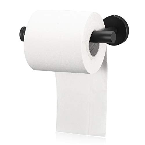 Bathroom Hardware Set 3 Piece-Robe Hook, Hand Towel Holder and Toilet Paper Holder for Bathroom Towel Rack Heavy Duty Towel Hanger Wall Mounted Bathroom Fixtures, Stainless Steel Matte Black - color: Matte Black-3