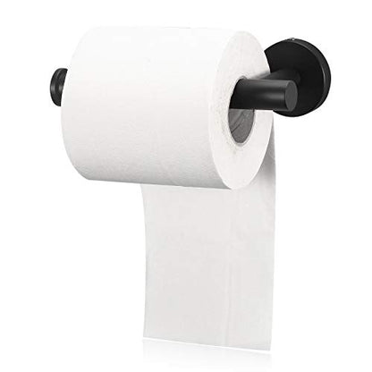 Bathroom Hardware Set 3 Piece-Robe Hook, Hand Towel Holder and Toilet Paper Holder for Bathroom Towel Rack Heavy Duty Towel Hanger Wall Mounted Bathroom Fixtures, Stainless Steel Matte Black - color: Matte Black-3