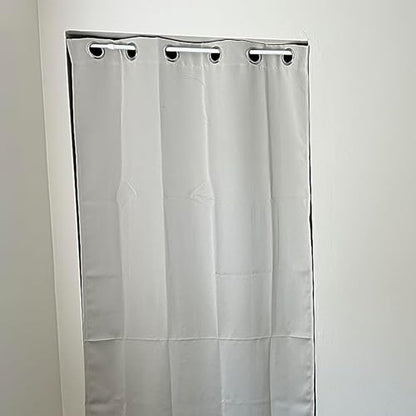 Cupboard Bars Tension Rods, 4 Pack Spring Loaded Curtain Rods 12 to 20 Inches Steel Adjustable Tension Curtain Rod Shower Rod Closet Rod Window Rods (White, 12-20 in-4 Pcs) - color: White, size: 12-20"-4Pcs