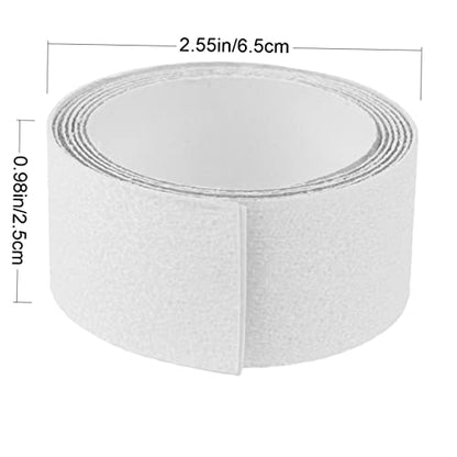 VOSAREA 3Rolls Transparent Slip Bathtub Stickers of Peva Decals for Safe Bathing Self Adhesive Non Slip for Slippery Surfaces Bathroom and Tub