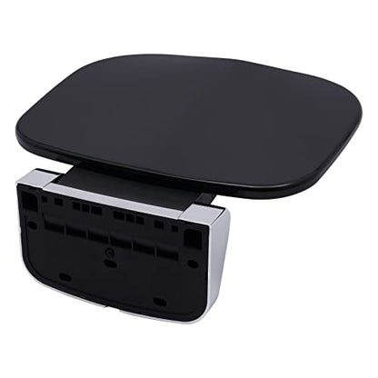 Folding Shower Seat Wall Mounted, Fold Down Shower Seat for Seniors, Pregnants, Disableds, Maximum Load 440.92 lbs, Easy to Clean and Storage, Black