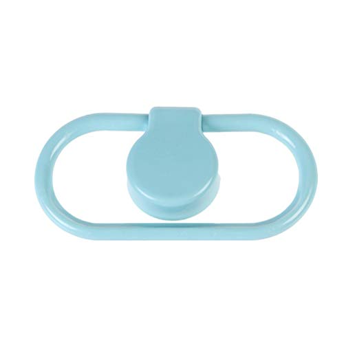 Self-Adhesive Towel Ring No Drilling Towel Holder for Bathroom and Kitchen 5.9 X 4.9 X 0.8 Inches Plastic Wall-Mounted Rack