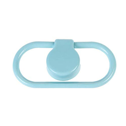 Self-Adhesive Towel Ring No Drilling Towel Holder for Bathroom and Kitchen 5.9 X 4.9 X 0.8 Inches Plastic Wall-Mounted Rack