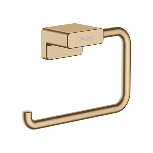 hansgrohe AddStoris Modern Towel Ring in Brushed Bronze, 41754140 - color: Brushed Bronze