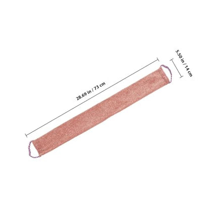 3pcs Nylon Body Exfoliating Scrub Shower Cloth Set for Men and Women, Foldable Back Scrubber for Body Cleansing and Smooth Skin, for Bathroom Use