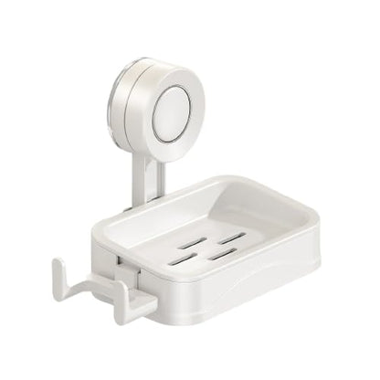 Suction Cup Soap Holder for Shower Wall, No Drilling Bar Soap Dish (Small) | Durable, Easy Installation, Space-Saving Design for Bathroom, Kitchen Sink, RV - size: Small