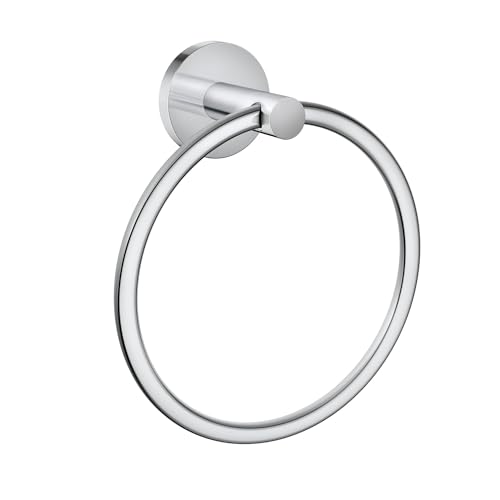 Moen Y5785CH Modern Bathroom Hand Towel Ring, Chrome