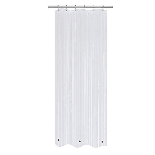 32x72 Stall Size Shower Curtain Liner Clear | 3 Bottom Magnets,7 Rustproof Grommets,Water Proof Heavy Duty PEVA,32W x 72H for Small Bathroom or Shower Stall - color: Clear, size: 32"W x 72"L (Pack of 1)