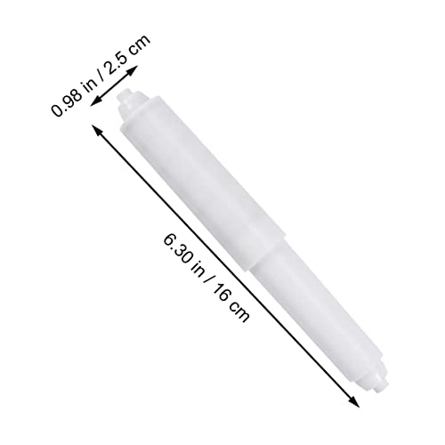 Toilet Paper Holder, 10 Pieces Toilet Paper Holder Roller Spindle Replacement Rod Plastic Spring Loaded