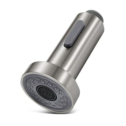 Kitchen Faucet Head Replacement with 2 Modes, Pull Down Spray Head for Kitchen Faucet, Kitchen Sink Sprayer Replacement Compatible with Moen, American Standard, Kohler Faucets - color: Brushed-2