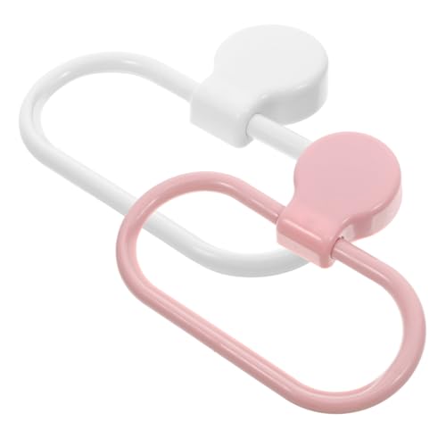 WOONEKY 2pcs Self Adhesive Towel Rings No Drill Hand Towel Holder for Bathroom Kitchen Easy to Install Versatile
