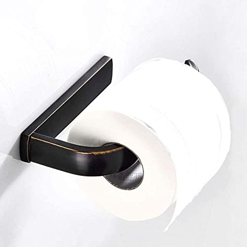 BigBig Home Bronze Toilet Paper Holder, Oil Rubbed Towel Holder Bathroom Towel Ring Rustic Tissue Roll Holder Farmhouse Paper Towel Holder Wall Mount - color: Oil Rubbed Bronze