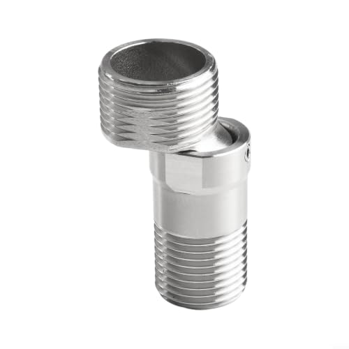 Shower Head Swivel Ball Adapter, Swivel Head Connector, Shower Angle Conversion Component, Fits Fixed, Hand Held & Rain Shower Heads(1PCS) - size: 1PCS
