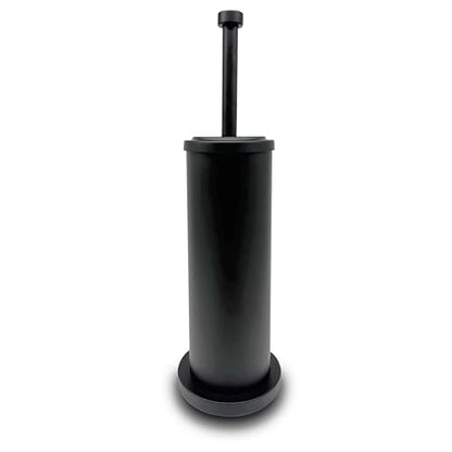 Matte Black Toilet Bowl Brush with Holder, Durable Bathroom Cleaning Tool, Modern Design for Easy Toilet Maintenance, Bathroom Cleaner Brush for Efficient Cleaning and Hygiene - color: Matte Black