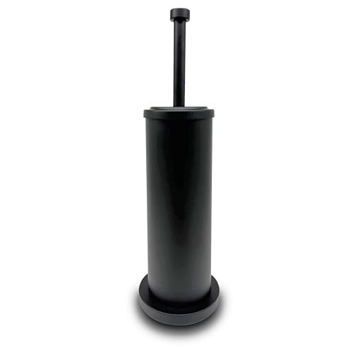 Matte Black Toilet Bowl Brush with Holder, Durable Bathroom Cleaning Tool, Modern Design for Easy Toilet Maintenance, Bathroom Cleaner Brush for Efficient Cleaning and Hygiene - color: Matte Black