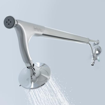 BOONA Tandem Shower as seen on Shark Tank | Dual Shower Head for Couples | King Krome, One Showerhead - color: King Krome, size: One Showerhead