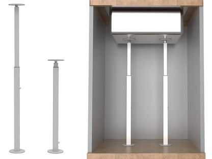 Undermount Sink Brackets,Undermount Sink Repair Kit, Undermount Sink Support,Adjustable Undermount Kitchen Sink Brackets for Fallen Sink Support - color: White