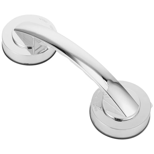 Healeved Suction Grab Bar 7.7 Inch Suction Cup Handle for Bathroom Safety Support Elderly Shower Grab Bar Portable Handle for Bathtubs and Showers