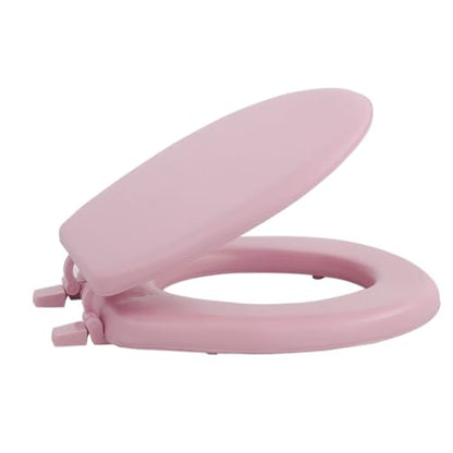 Achim Home Furnishings Fantasia Standard 17" Soft Toilet Seat Vinyl Pink - color: Pink, size: 17 Inch, style: Vinyl