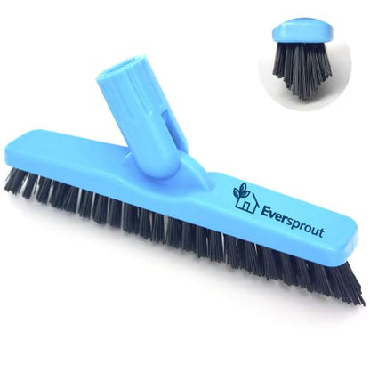 EVERSPROUT Grout Cleaning Brush (Attachment Only), Swivel V-Shape Scrubber | Swivel Head for Grout Lines, Corners, Tough Grime, Hard to each Areas & Tight Spaces, for Shower, Bathroom, Tiles, Floor - style: Grout Brush (no pole)