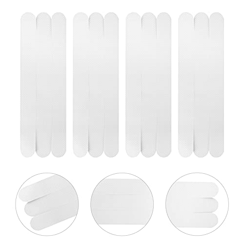 SOLUSTRE 12pcs Non Slip Tape Shower Decor Grip Tape for Bathroom Shower Mats Bath Safety Strips Adhesive Bath Treads Bathtub Stickers - size: 12 pcs