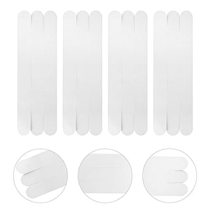 SOLUSTRE 12pcs Non Slip Tape Shower Decor Grip Tape for Bathroom Shower Mats Bath Safety Strips Adhesive Bath Treads Bathtub Stickers - size: 12 pcs
