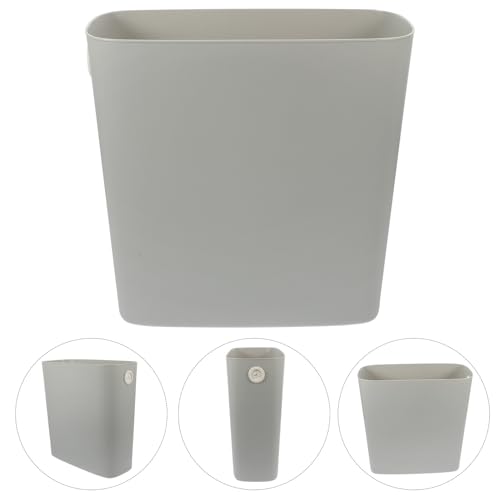 Ipetboom Narrow Space Trash Can for Bathroom Kitchen Bedroom Office Lightweight Material Capacity Garbage Bin with Smooth Surface Easy to Clean Space-Saving Design for Tight Corners and