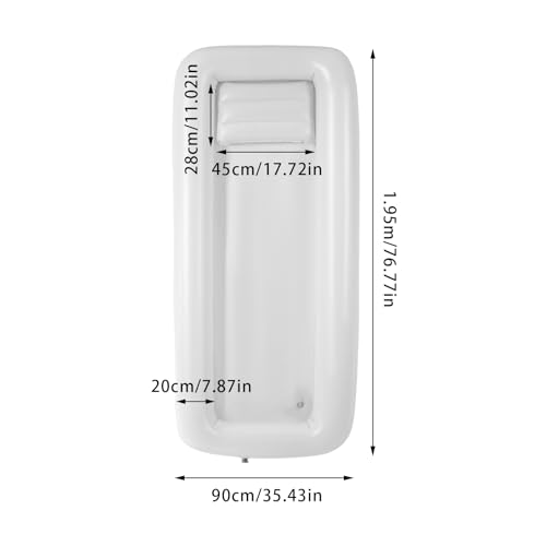 Medical Inflatable Bathtub Portable Bed Electric air Pump Water Bag air Cushion Next to The Bathtub Suitable for Disabled, Elderly, bedridden Patients, Elderly, Disabled People