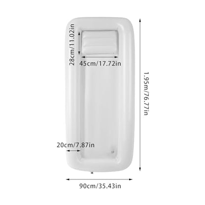 Medical Inflatable Bathtub Portable Bed Electric air Pump Water Bag air Cushion Next to The Bathtub Suitable for Disabled, Elderly, bedridden Patients, Elderly, Disabled People